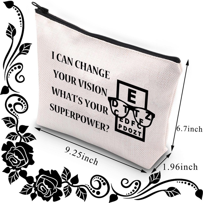 Funny Optometry Gift Optometrist Makeup Bag Eye Doctor Vision Gifts