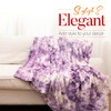 Cheer Collection Faux Fur Throw Blanket for Couch, Beds, Bedroom