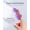 Multifunctional Finger Massager, Waterproof Rechargeable Mini Portable Body Massage Tool