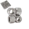 #10-24 Nylon Insert Hex Lock Nuts 150 Pack 304 Stainless