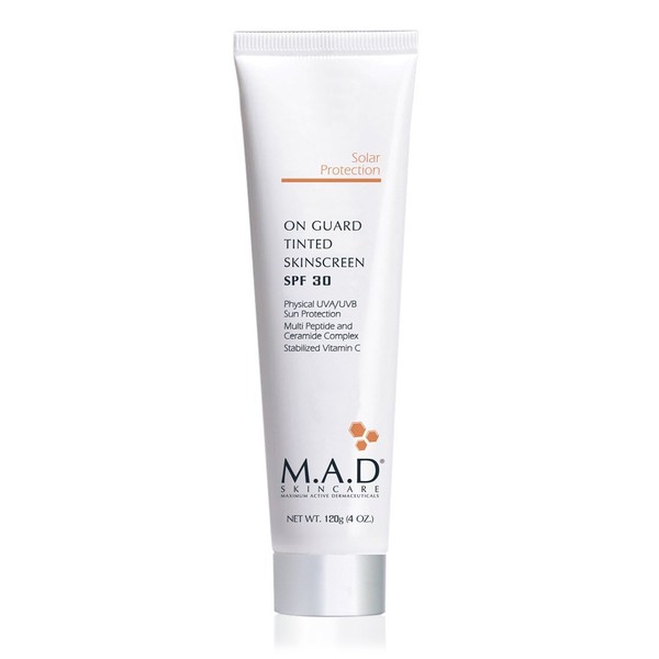 M.A.D SKINCARE SOLAR PROTECTION: On Guard Tinted Skinscreen SPF 30-120g