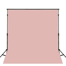 Kate Photography Studio Background Grey Pink 1.5 x 2.2 m / 5 x 7 ft Delicate Pink Wedding Background Photography Plain Basic Photo Booth Soft Fabric Background for Newborn Baby Portrait Photography