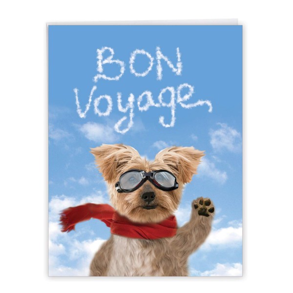 J6345BVG-US Jumbo Humorous Bon Voyage Card From All of Us: