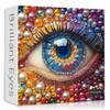 Impossible Puzzles for Adults1000 Pieces, Eye Colorful Gradient Crystal Diamond