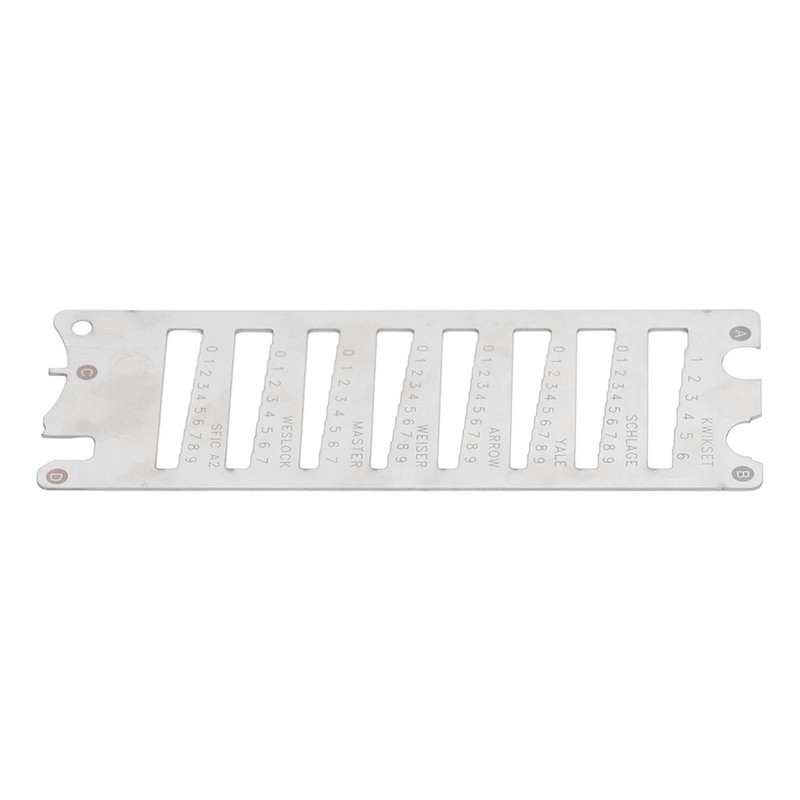 Key Decoder Spring Steel High Accuracy Portable Multifunctional 8 in