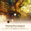 Puzzle 1000 Pieces Adults, Classic Puzzles Rounds, Tree House Bookstore,