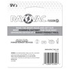 Rayovac 9V Batteries, Fusion Premium 9 Volt Battery Alkaline, 2