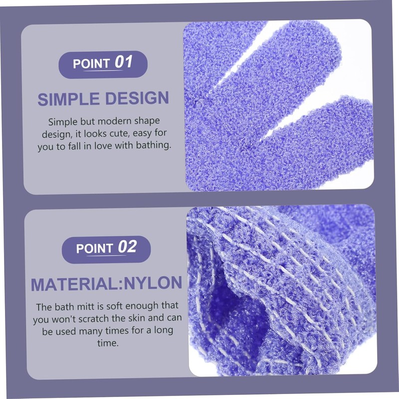 Guantes Exfoliantes de Baño SOESFOUFU 12 Piezas para Adulto