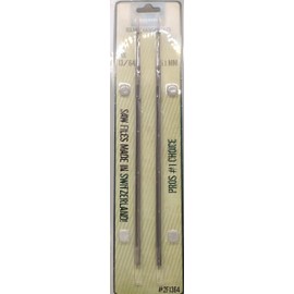 Traverse Creek Incorporated Forester Chainsaw Sharpening Files Swiss Made 2-Pack 13/64 File for 3/8 Chain