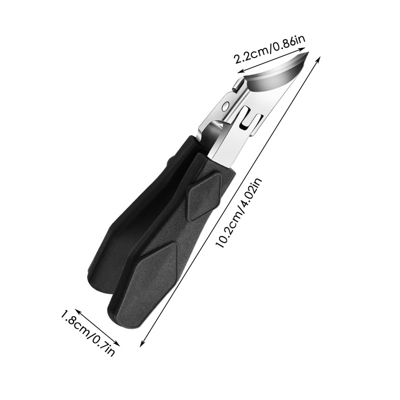 Long Handled Toenail Clippers | Ergonomic Slanted Anti-splash Trim Nail