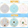 cotaour 3 Sets Embroidery Kit for Beginners, Embroidery Kit for