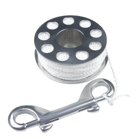Lomo 22m / 75' Stainless Steel Finger Reel for Diving