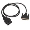 OBDII Diagnostic Cable 12V High Flexibility Code Reader Cable for