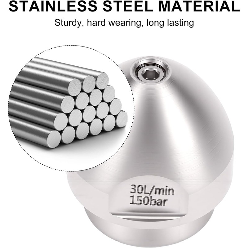 Boquilla para Hidrolimpiadora de Alcantarillado de 3/8 in 150