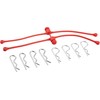 Du-Bro 2248 Red Body Klip Retainer (2-Pack)