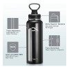 Termo De Acero Doble Pared Inoxidable Con Fría/caliente 34oz