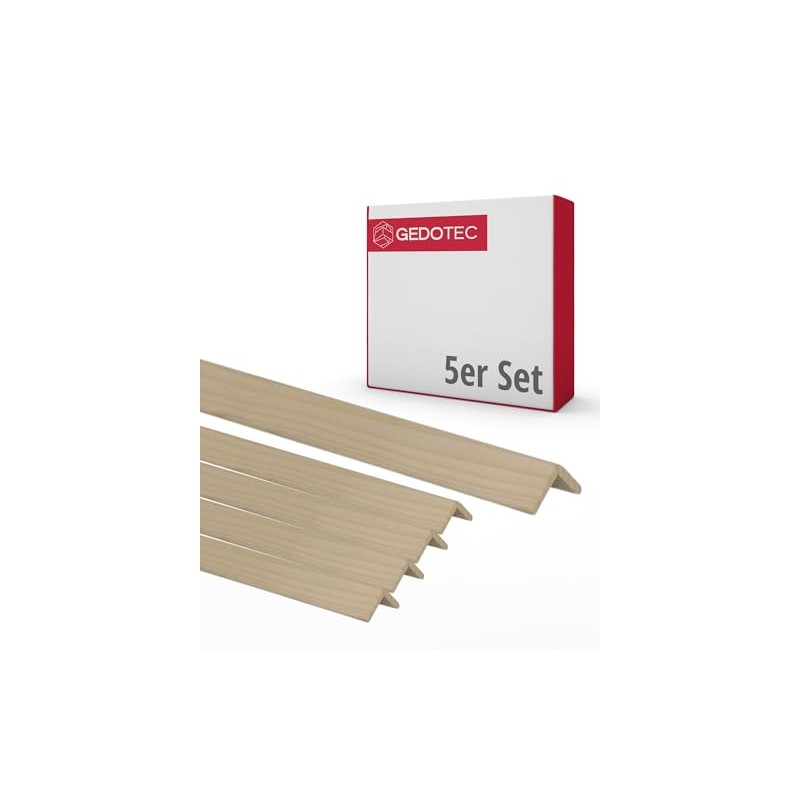 Gedotec Wooden Strips - Wooden Boards for Building Angle Strips