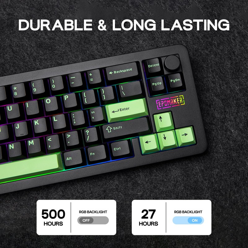 EPOMAKER Galaxy68 QMK/VIA Wireless Mechanical Keyboard, Anodized Aluminum, TOP/Gasket, 6000mAh,