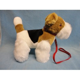 Foxterrier weiß-braun-schwarz 28 cm