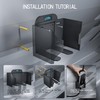 EVPEIWE EV Charger Holder, Wall-Mount Connector Nozzle Holster Dock for