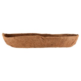 Arcadia Garden Products Extra Durable 1545B 48-inch Coco Liner for Wall Trough Hanging Window Box Basket Planters, Natural Coconut Fiber Replacement Liner for Garden Outdoor Railing Flower Pots
