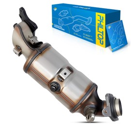PHILTOP Front Direct-Fit Catalytic Converter Kit W/Gasket Compatible with Honda 2006-2011 Civic 1.8L Replace# 31689-CNG-5, 103442-CHN-1, 16448, 641322, 40889 (EPA Compliant)