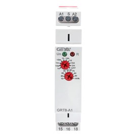 Delay ON Time Relay, IGEYAPA GRT8 A1 230V 16A Electronic Timer Delay Relay Din Rail Modular, Electronic Power On 16A AC230V Adjustable Delay Timer Switch