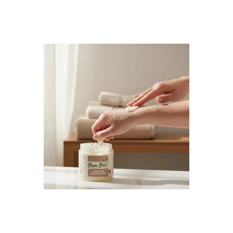 Exfoliante Corporal Base Aceite Aroma Vainilla 100g Bam Boo!