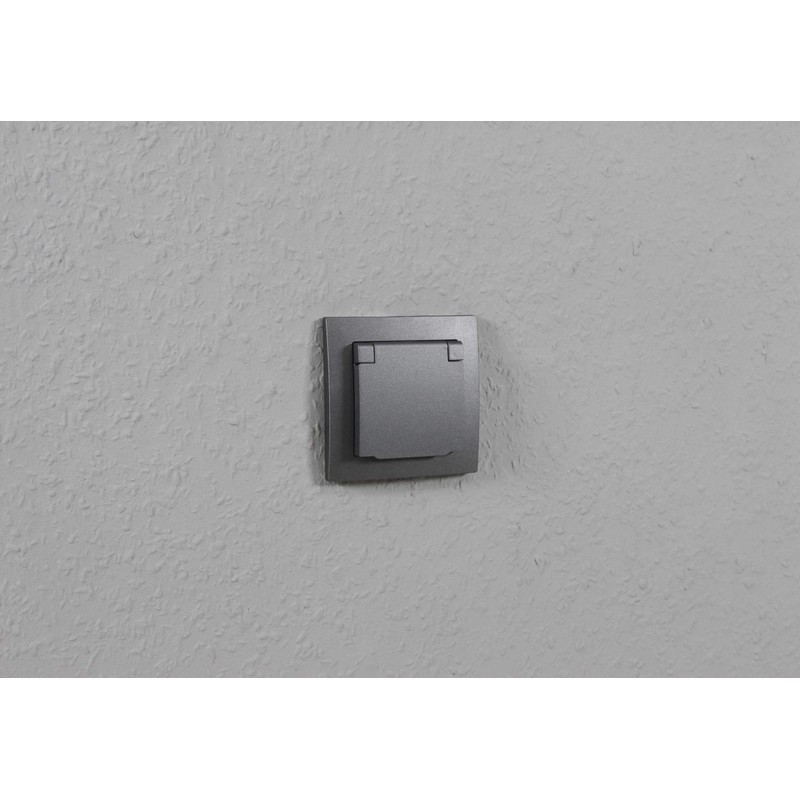 McPower Flair Protective Contact Socket, Pack of 2, Flush-Mounted IP44,