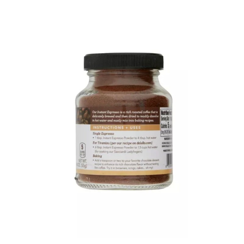 DeLallo 2 DeLallo Instant Espresso Powder for Baking/Drinks~