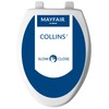 Mayfair Collins Slow Close Toilet Seat, Durable Plastic Seat with