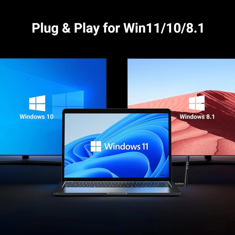 UGREEN Bluetooth 5.3 USB Adapter for PC, Plug & Play