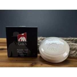 GBS Jabón de afeitar de sándalo para hombres
