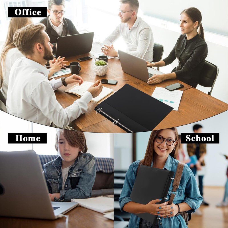 Tashkummy 360 Degree Pivotable Binder, Upgraded 3 Ring Binder 1