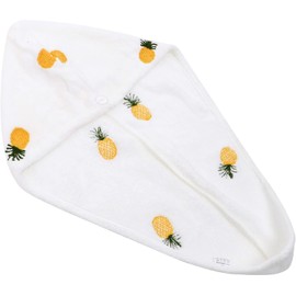 Mikinona Toalla Cabellera Cómoda Envoltura Cabello Doble Capa Toalla Baño Práctica
