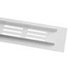 Vent Systems 40 x 300 mm White Aluminium Door Ventilation
