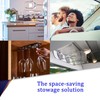 Silwy® Metal Strip Black for Secure, Space-Saving Storage of Magnetic