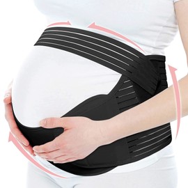 Faja Embarazo Soporte para el Alivio del Dolor de Pelvis, Lumbar y Espalda,Juego de Tres Piezas,Tres Yardas Faja para Embarazadas, Suave y...         