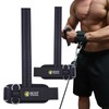 J Bryant Non-Slip Weight Lifting Straps with Double D Rings