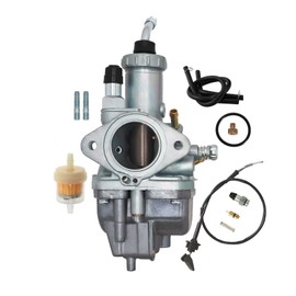 SVKZGFZ Carburetor & Starter Choke Cable for Yamaha Moto 4 YFM225 (1986-1988) YFM250 (1989-1991) ATV Replace #59V-14101-02-00, 59V-26331-01-00