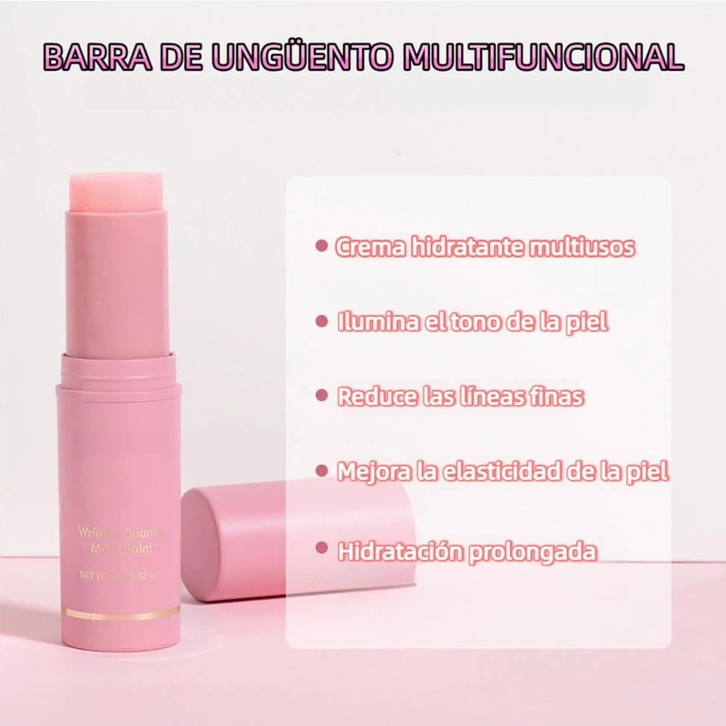 Barra de Bálsamo Antiarrugas Rostro, Cuello, Ojos, 2 Unidades