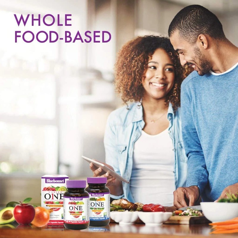 Bluebonnet Daily Men's Nutritional Supplement 30 Vegetable Capsules Non GMO