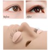 JLEivvi 3 Pairs Replacement Eyelids Realistic Removable Eyelids for Mannequin