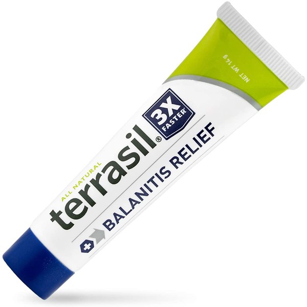 Terrasil® Balanitis Relief - Patented All-Natural, Gentle, Soothing Skin Relief Ointment for Relief from Irritation, Itch, Redness and Inflammation, Balanitis Symptoms - 14g