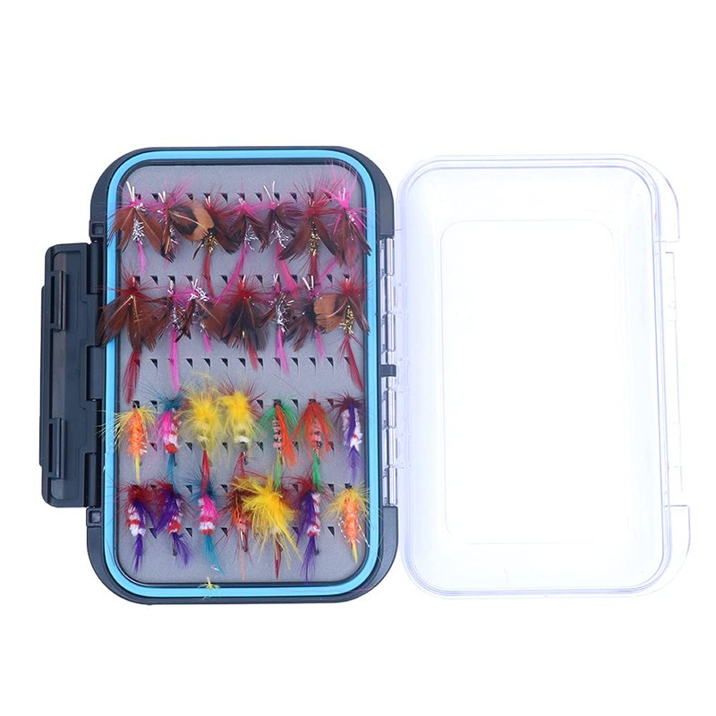 ANCLLO 64 Piece Fly Fishing Set with Double Sided Waterproof