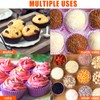 600 Pieces Cupcake Liners, Mini Muffin Liners Colorful Paper Baking