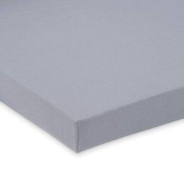 FabiMax Jersey Fitted Sheet for Playpen 75 x 100 cm Grey