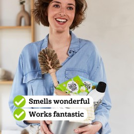 Marcel's Green Soap Toilet Block Ginger & Lemon - Fragrant Toilet Freshener - with probiotics against unpleasant odours - 95% biodegradable - 100% recycled plastic
