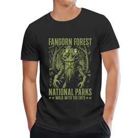 National Park Shirt - Bookish T-Shirt - Book Nerd Tshirt - Fantasy Adventure Book Shirt - Reading Books Gifts (Black,XL)
