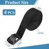 PEASUG PEASUG Tie Down Straps, 4 Pcs Lashing Small Ratchet